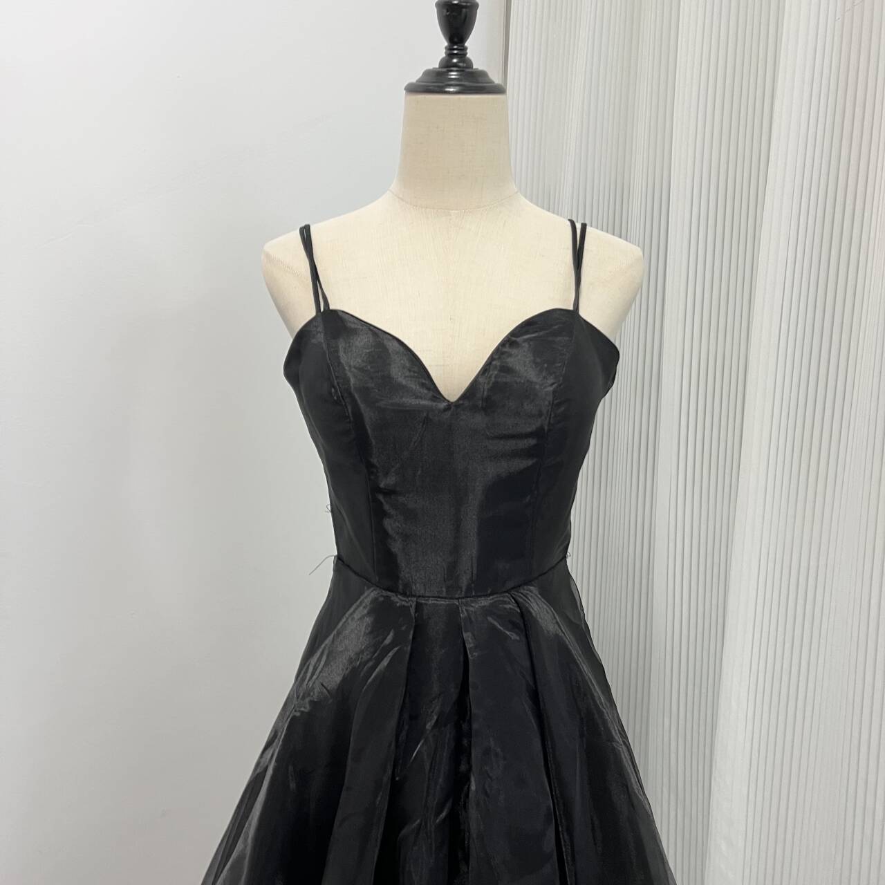 パーティードレス キャミソール ブラック チュールスカート 2次会 前撮り